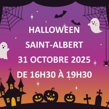 Halloween Saint-Albert - 31 octobre 2025 de 16h30 à 19h30