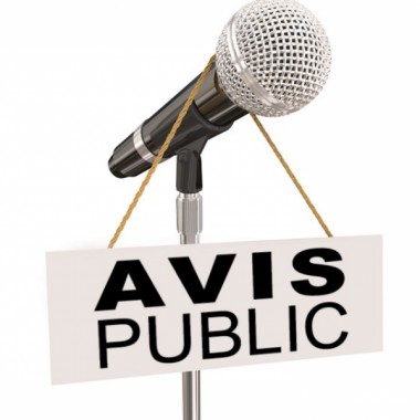 Avis public - Demande de dérogation mineure - Lot 5 181 894 (3e Avenue Ouest)